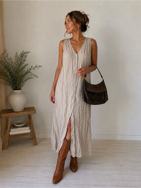 Mod Ref rayon blend tank dress